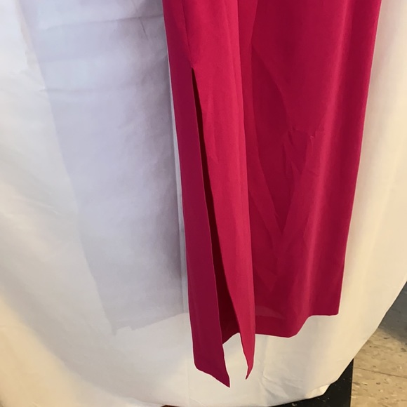 Fuchsia JCrew maxi/midi dress - Picture 3 of 6